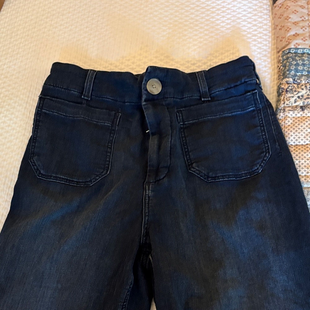 Anthropologie Maeve Colette Knit cropped wide leg pants - Picture 2 of 4